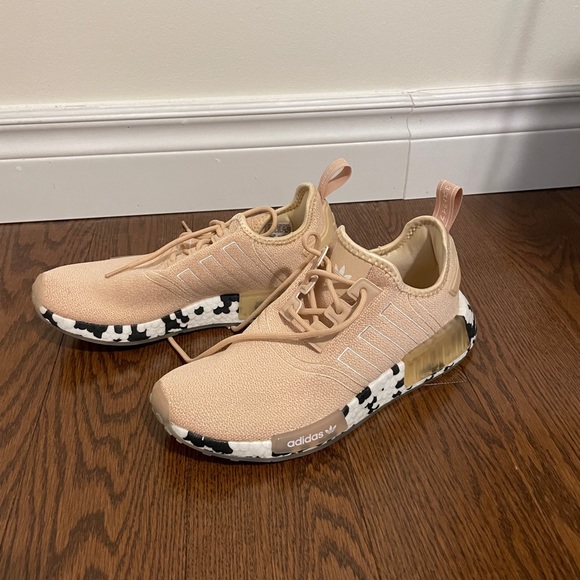 Adidas | Halo Blush Black and White Polka Dot NMD Sneakers | 7.5 - Picture 7 of 9